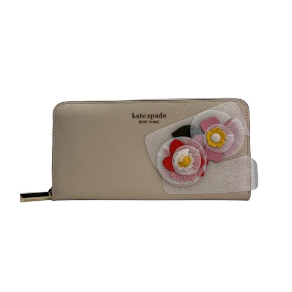kate spade Handbags - Kate Spade Petal Zip-around Continental Wallet